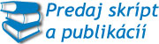 predaj skript a publikacii
