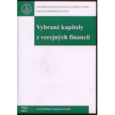 Vybrané kapitoly z verejných financií (CD)