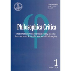 Philosophica Critica 1/2016