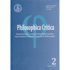 Philosophica Critica 2/2018