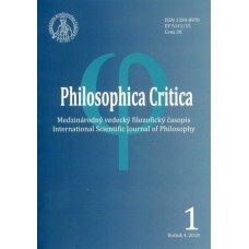 Philosophica Critica 1/2018