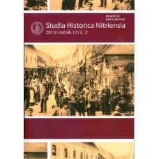 Studia Historica Nitriensia 2013 č.2