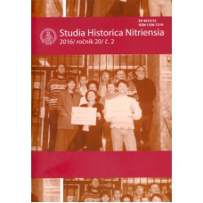 Studia Historica Nitriensia 2016/2