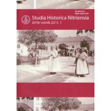 Studia Historica Nitriensia 2018/1